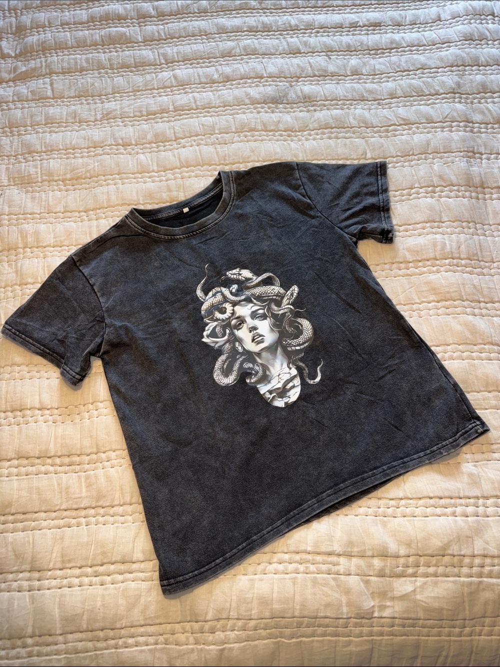 Women’s Black Graphic Medusa T-Shirt